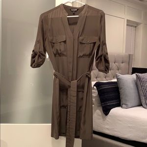 Express military inspired sheath dress